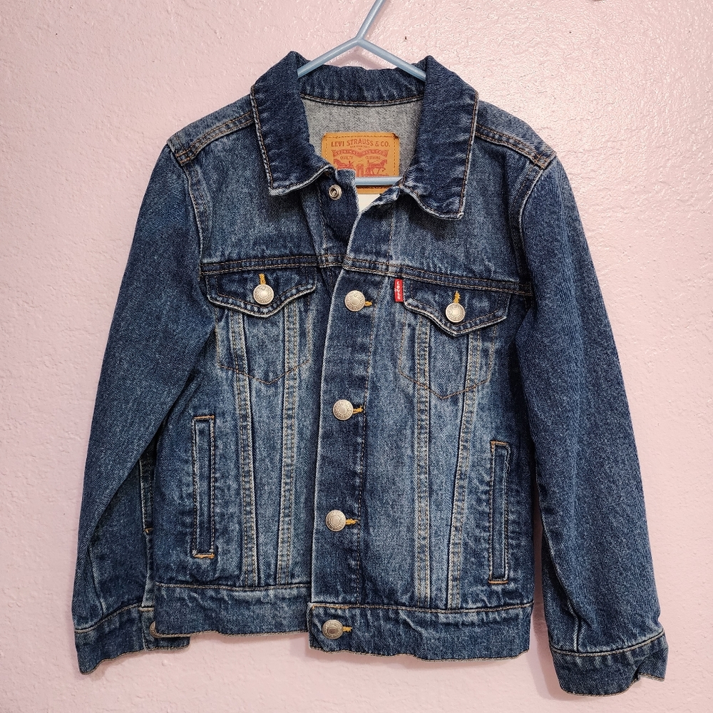 LEVI'S Boys Denim Trucker Jacket (7)
